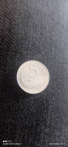 Moneta lire 1954 delfino - lire,