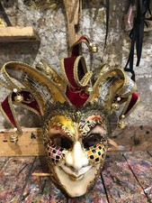 Maschera veneziana da giullare