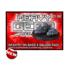 Flash per ingranaggi pesanti DP9! Confezione Fanteria Milizia Meridionale Su Bici Nuova