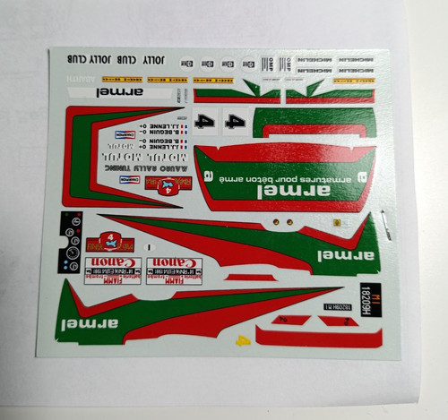 Decals fiat 131 abarth - decals,