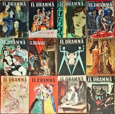 RIVISTA IL DRAMMA - ANNO 24°  1948 - 18 NUMERI ANNO COMPLETO