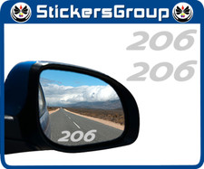 COPPIA ADESIVI SPECCHIETTI PER