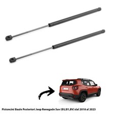 2 MOLLE  A GAS PISTONCINI  PORTELLONE BAGAGLI X JEEP RENEGADE SUV (BU, B1, BV)