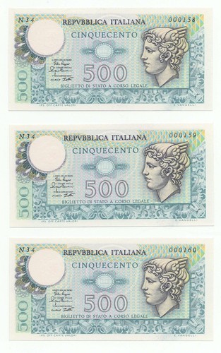 Repubblica italiana 500 lire - italiana,