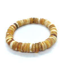 Bracciale in ambra bianca