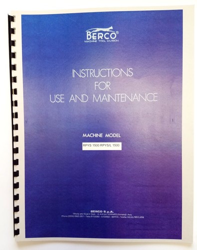 Manuale smerigliatrice per