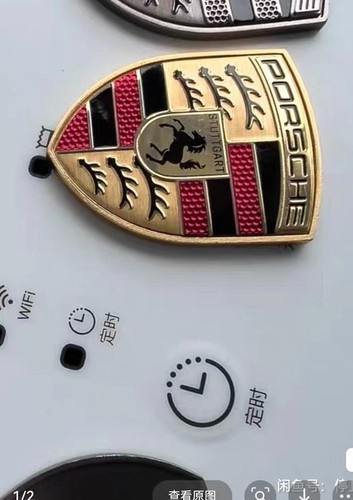 Distintivo porsche 40x30mm - porsche,