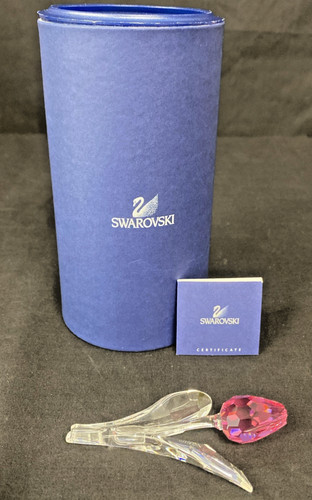 Swarovski crystal pink tulip - crystal,