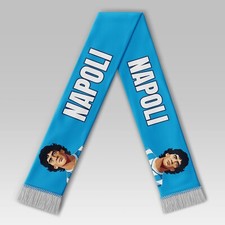 Sciarpa Napoli Calcio Personalizzabile Poliestere Tifosi Ultras