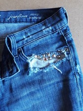 Jeans skinny blu da donna a vita media in cotone stretch 7 For All Mankind 44