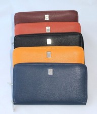 Portafogli Donna in Vera Pelle Cerniera Porta Card Monete Gianfranco Corti nuovo