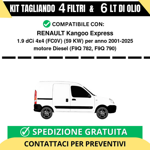 Tagliando per renault kangoo - renault,