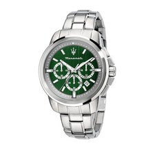 Maserati Successo – Orologio Cronografo Uomo Verde Acciaio (R8873621017)