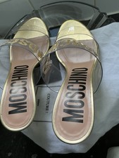 Sandali Moschino Couture logo