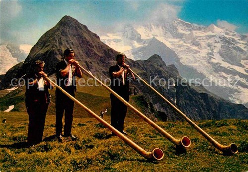 Soffiatore corno alpino