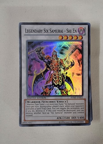 Mazzo sei samurai carta - sei,