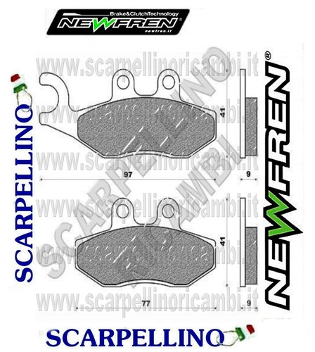 Pasticche newfren per gilera - per,