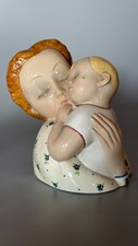 Igni Torino. Mamma con bimbo, ceramica policroma