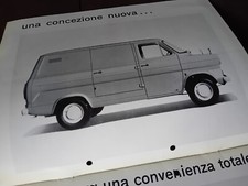 FORD TRANSIT II SERIES 1965 FURGONE KOMBI AUTOBUS CHASSIS AUTOCARRO Brochure 