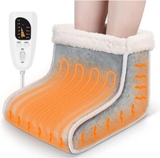 Scaldapiedi Elettrico USB con 6 Livelli di Temperatura e Timer