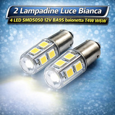 2 Lampadine Luce Bianca 4 LED