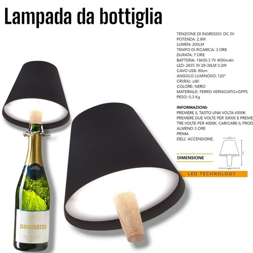 Lampada led ricaricabile - lampada,