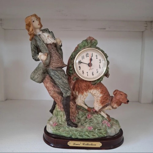 Orologio statua resina louis - orologio,