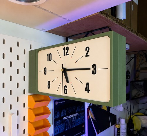 Orologio parete luminoso - parete,
