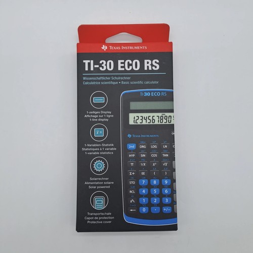 Texas instruments eco rs - ti-30,
