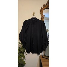 ZARA Oversized Satin Button Up