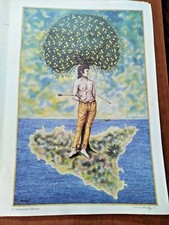 Pippo Madè / PIPPO MADE' stampa litografica S. SEBASTIANO MARTIRE Palermo 2000