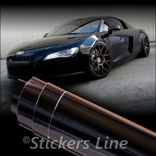 Pellicola adesiva NERO LUCIDO car wrapping tuning auto moto ANTIGRAFFIO