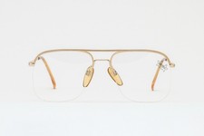 Luxottica Apollo Montatura Gold Occhiali Vintage NOS