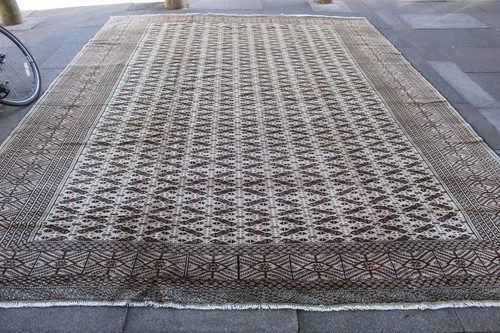 Tappeto grande vintage fatto - , a