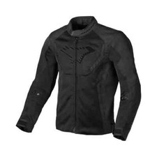 GIACCA MOTO MACNA GRISCO UOMO BLACK ESTIVA TRAFORATA TRASPIRANTE NERO