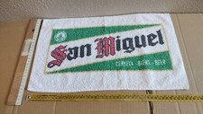 Panno in Spugna Banco Bar Pubblicitario Birra Spagnola San Miguel Come Da Foto