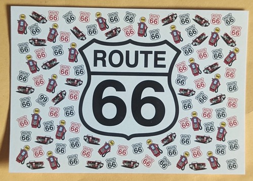 Cartolina route 66 - route,