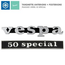 SET TARGHETTE SCRITTE FREGIO