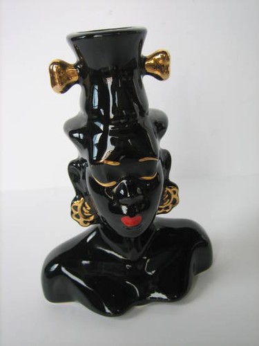 Vasetto ceramica donna