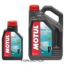 OLIO MISCELA MOTUL PER MOTORE FUORIBORDO 2 TEMPI OUTBOARD 2T TC-W3 5 LT. NAUTICA