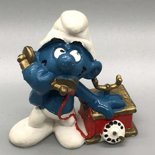 Puffi vintage telefono