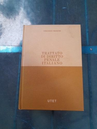 Manzini trattato di diritto - -,