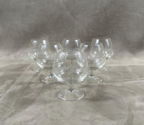 Lot verres cognac en - a,