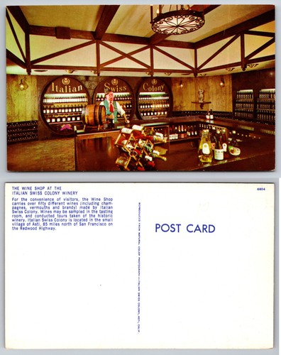 Cartolina enoteca cantina