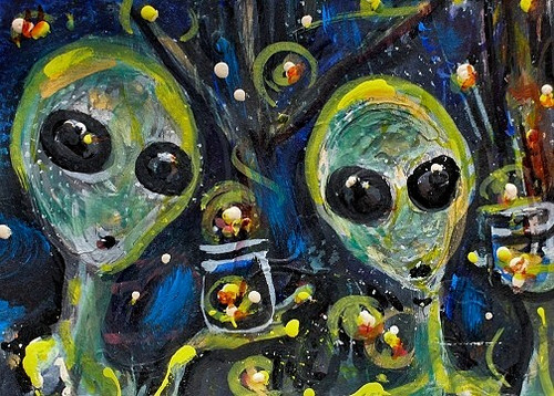 Dipinto originale aceo - dipinto,