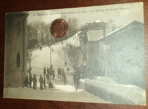 Cartolina epoca paesag - d'epoca,