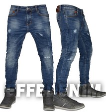 Jeans Uomo Denim Pantaloni