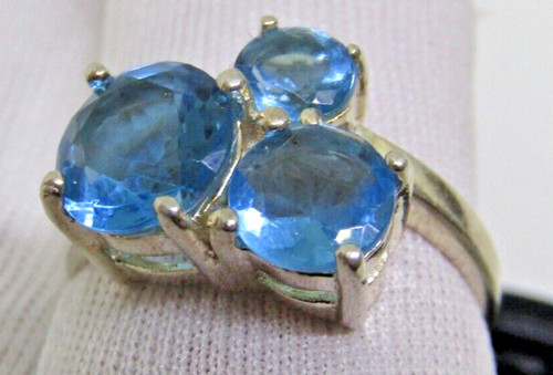 Anello topazio blu - anello,
