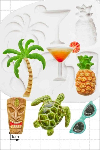 Stampo silicone tropicale - in,