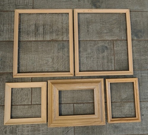 Lotto cornici vintage legno - lotto,